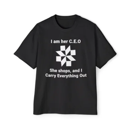 I am her CEO, She Shops, and I Carry Everything Out Premium Shirt