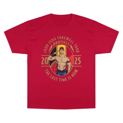 John Cena Farewell Tour 2025 Brussels T Shirt