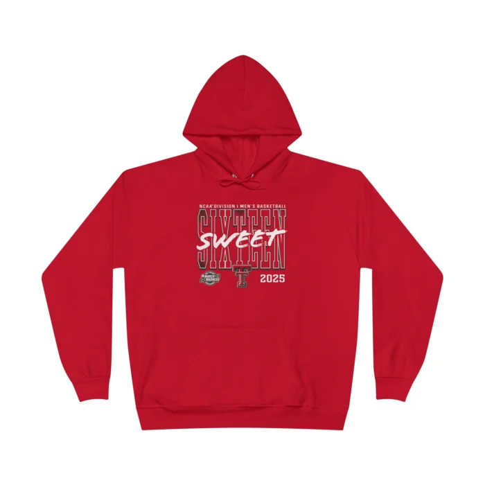 Texas Tech Red Raiders Sweet 16 2025 Men’s March Madness Hoodie