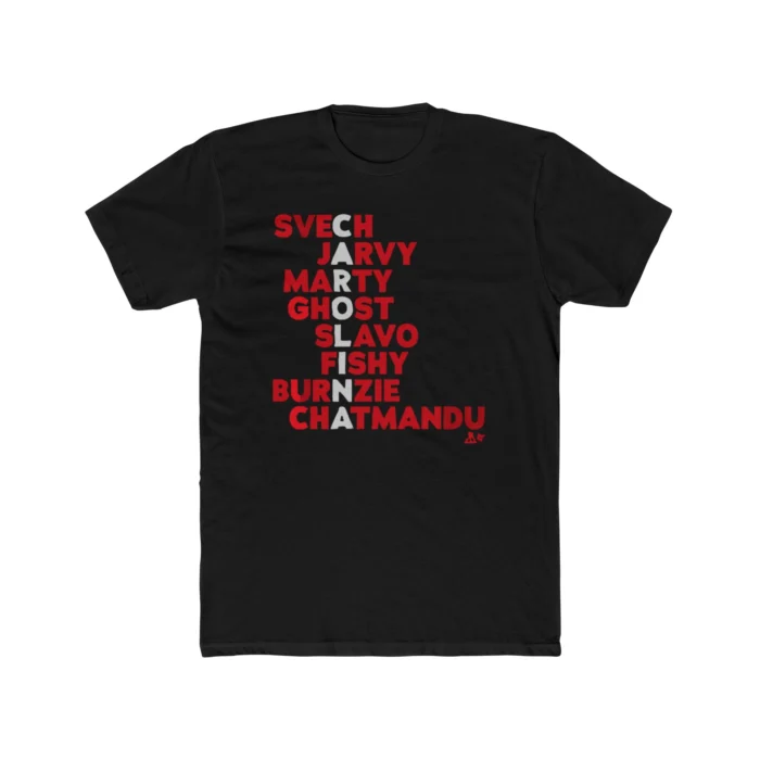 Carolina Hurricanes Hockey Names 2025 Shirt