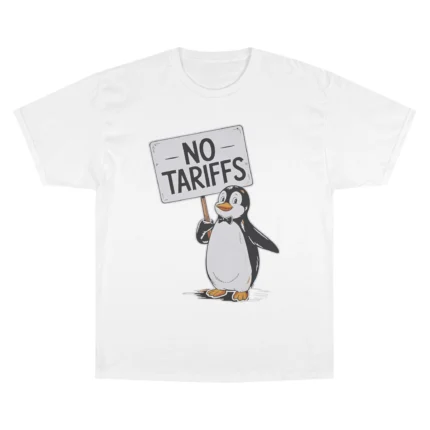 No Tariffs Penguin T Shirt