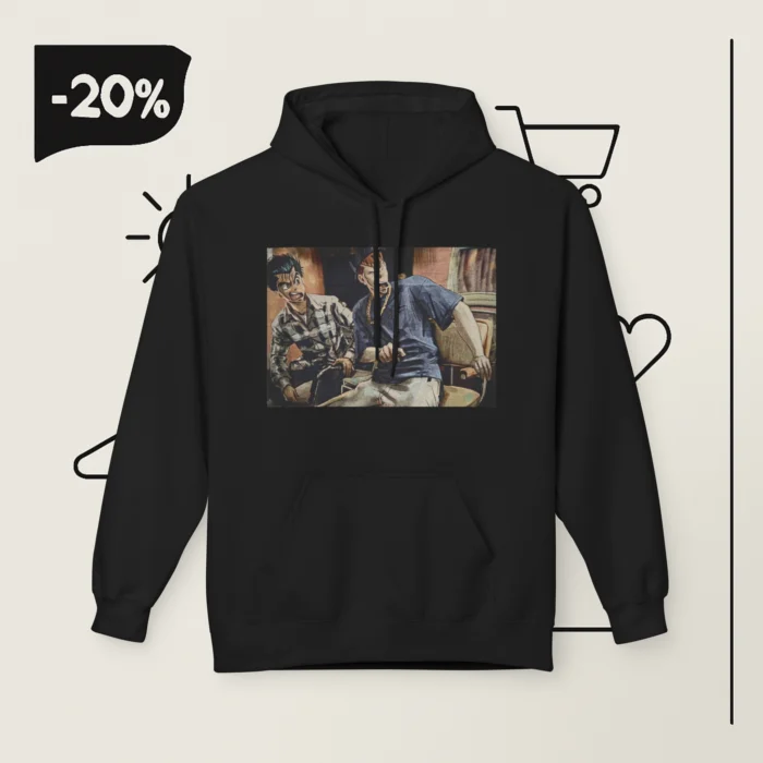 Daaamn Urameshi Yusuke And Kazuma Kuwabara Hoodie
