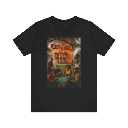Juneteenth Celebrate Nottoway Plantation Fire T Shirt