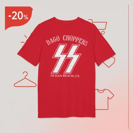 Nazi Dago Choppers Ocean Beach Ca Shirt