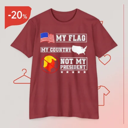 Taylor Swift Wear My Flag My Country Not My President USA Map American Flag T Shirt