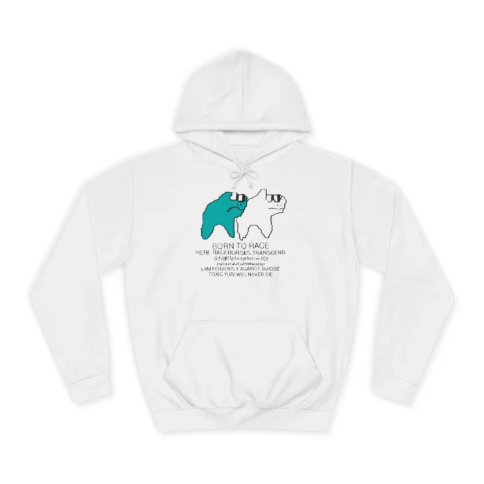 Born To Race Here Racehorses Transcend Hoodie