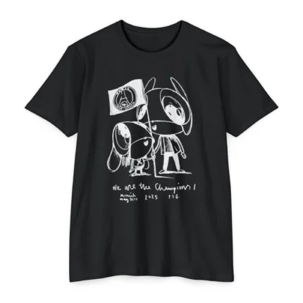 Luis Enrique We Are The Champions PSG shirt