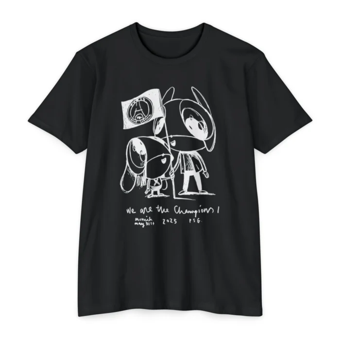 Luis Enrique We Are The Champions PSG shirt