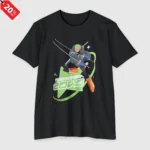 One Piece Zoro Swords Muscle T Shirt