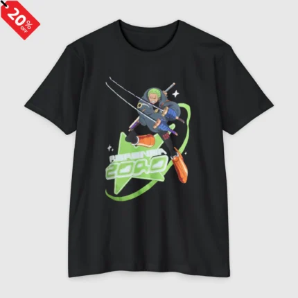 One Piece Zoro Swords Muscle T Shirt