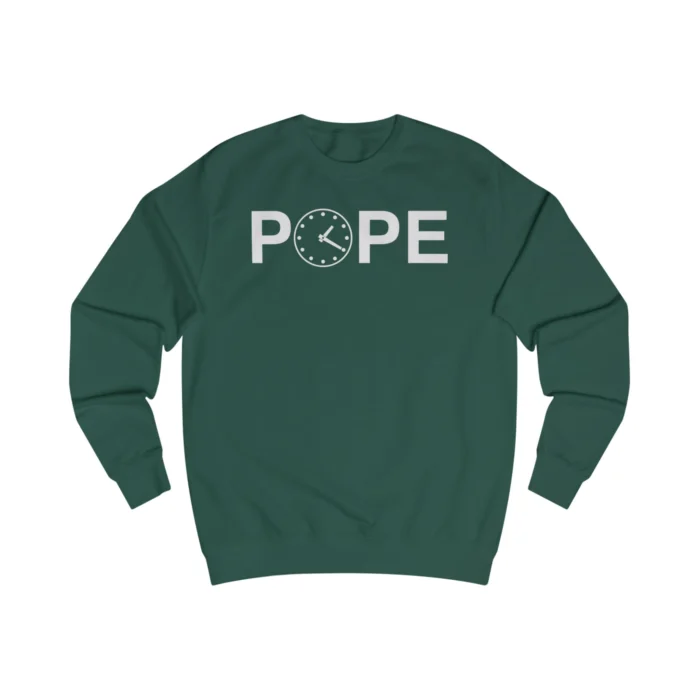 Pope Leo Wrigley Clock Sweatshirt