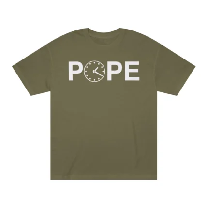 Pope Leo Wrigley Clock T Shirt
