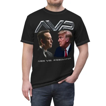 Alien vs Predator Elon vs Trump Shirt