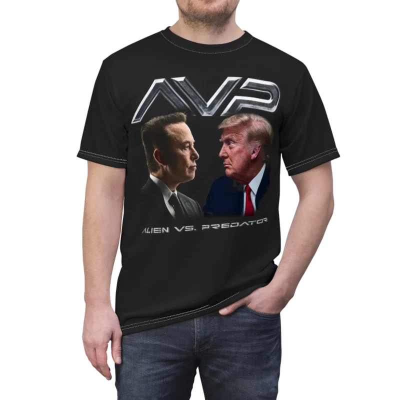 Alien vs Predator Elon vs Trump Shirt