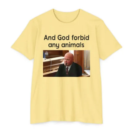 And God Forbid Any Animals Brian Loughran T Shirt
