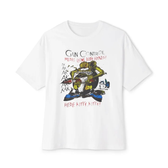 Gun Control Means Using Both Hands Ed Roth RAT Shirt