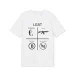 LGBT Latinas Guns Bitcoin TAX Evasion Shirt