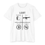 LGBT Latinas Guns Bitcoin TAX Evasion T Shirt