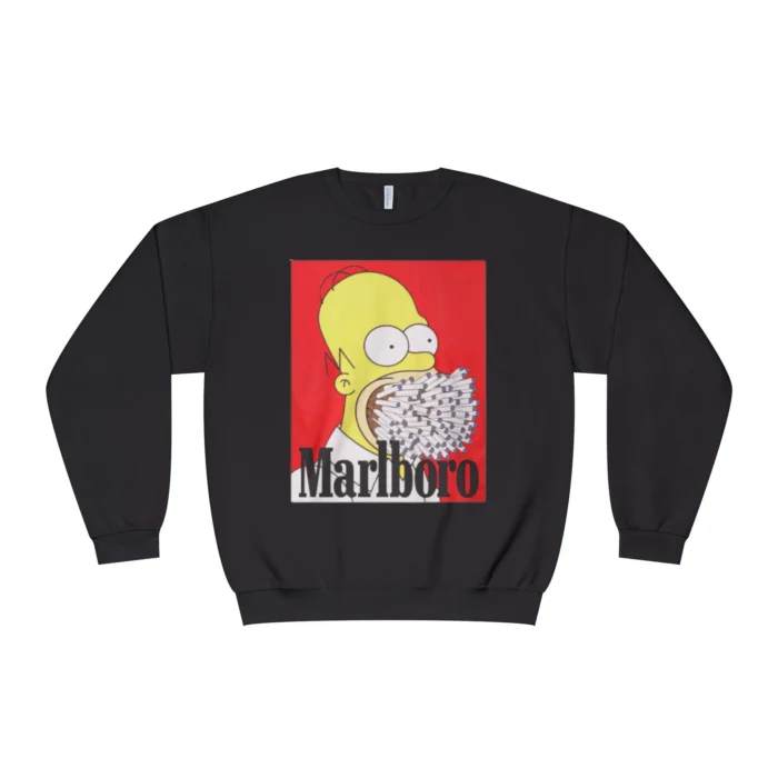 Simpson Homer Marlboro Anthony Fantano Sweatshirt