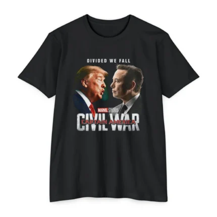 Civil War Trump vs Elon T Shirt
