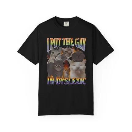 I Put the Gay in Dyslexic Megan Meiyok Shirt
