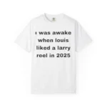 I Was Awake When Louis Liked a Larry Reel in 2025 Shirt