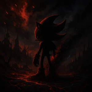 Sonic Shadow The Hedgehog Flamecore Edition