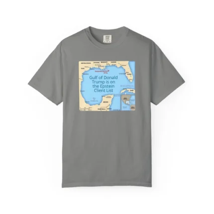 Gulf of Donald Trump Is On The Epstein Client List Shirt