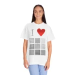 I Love Halftone Pattern Sweatshirt