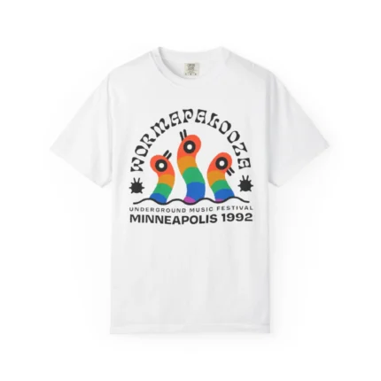 Wormapalooza underground Music Festival Minneapolis 1992 Shirt