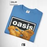 Cats Fight Oasis T Shirt