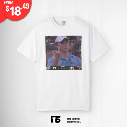 Angry Alabama Fan Middle Finger Shirt