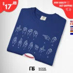 Bisons Let's Go Buffalo ASL Language T-Shirt