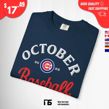 Cubs October Baseball T-Shirt