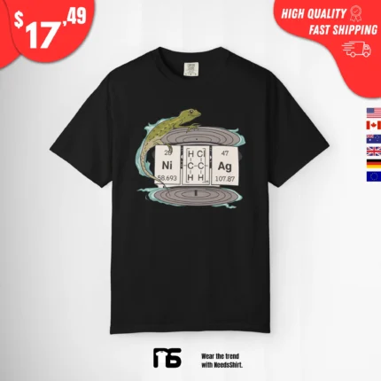 Lizard Chemistry Vinyl Record Shirt