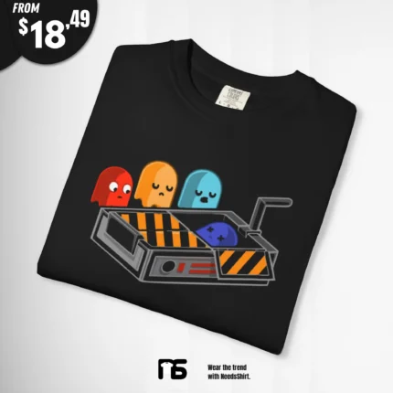Pac Man Ghost Busted T Shirt