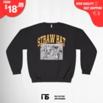 Straw Hat One Piece Sweatshirt