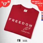 Charlie Kirk Red Freedom Sweatshirt