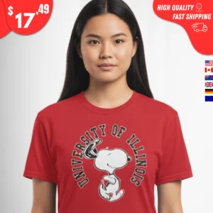 Illinois University Snoopy Shirt