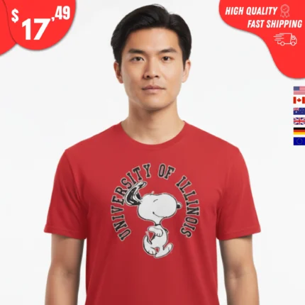 Illinois University Snoopy t-Shirt