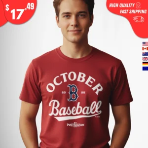 October Baseball Red Sox Shirt