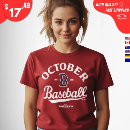 October Baseball Red Sox t-Shirt