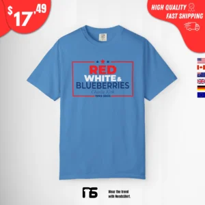 Red White and Blueberries Charlie Kirk T-Shirt