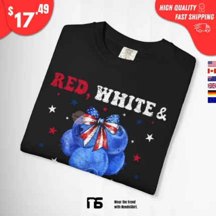red white and blueberries t-shirt