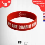 TPUSA We Are Charlie Kirk Wristband