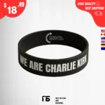 TPUSA We Are Charlie Kirk Wristbands