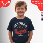 Detroit Tigers October Baseball 2025 Shirts
