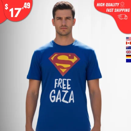 Superman Free Gaza Shirt