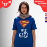 Superman Free Gaza Shirts