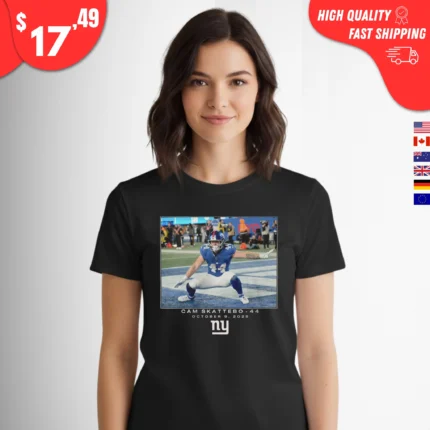 Cam Skattebo Celebration vs Chiefs t-Shirt